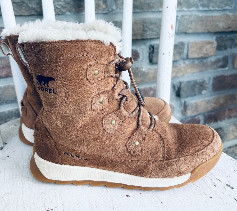 Girls' Sorel Youth Whitney II Joan Lace Boots, Waterproof, Size 4